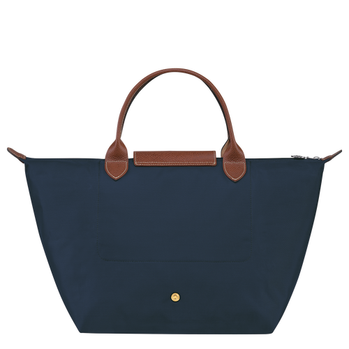 Longchamp Le Pliage Original M Canvas, Recycled canvas Women's Top-handle Bags Blue | 804-VJZOQD