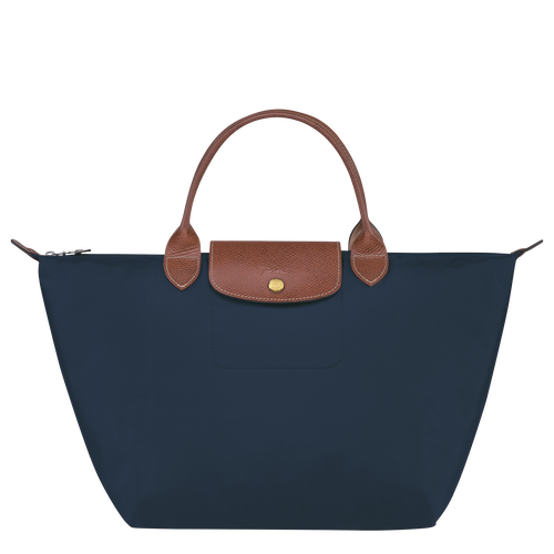 Longchamp Le Pliage Original M Canvas, Recycled canvas Women\'s Top-handle Bags Blue | 804-VJZOQD