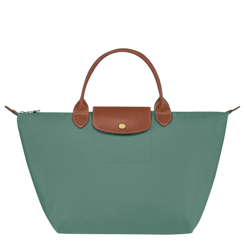 Longchamp Le Pliage Original M Canvas, Recycled canvas Women\'s Top-handle Bags Green | 983-FXNBHC