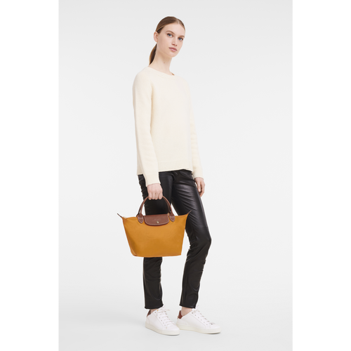 Longchamp Le Pliage Original S Canvas, Recycled canvas Women's Top-handle Bags Orange | 271-NAZHPF