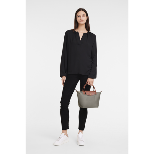 Longchamp Le Pliage Original S Canvas, Recycled canvas Women's Top-handle Bags Grey | 480-ZQVDYJ