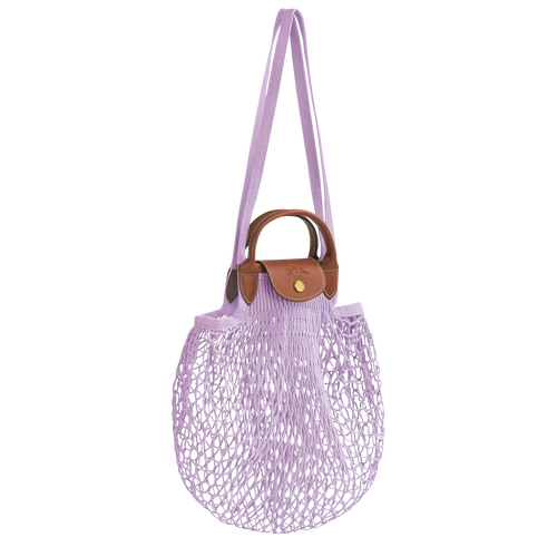 Longchamp Le Pliage filet Canvas Women's Shoulder Bags Purple | 186-SLUPDR