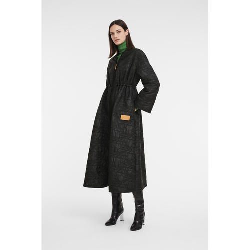 Longchamp Long Fall-Winter 2022 Collection Other Long puffer Women's Jackets Black | 052-UBNOGV