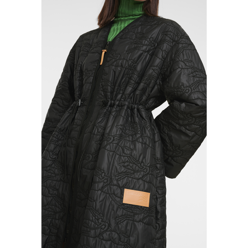 Longchamp Long Fall-Winter 2022 Collection Other Long puffer Women's Jackets Black | 052-UBNOGV