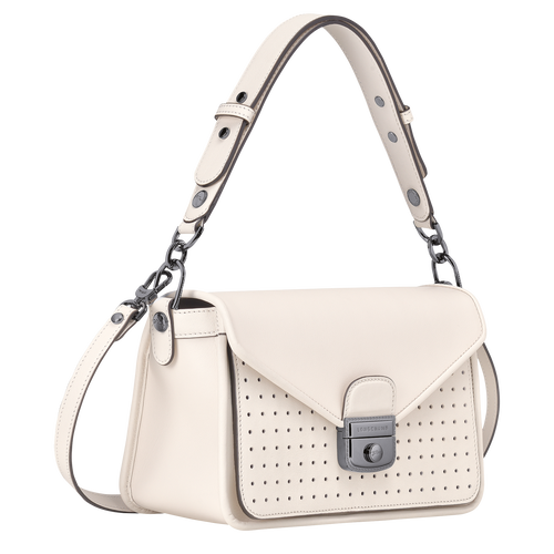 Longchamp Mademoiselle S Leather Women's Crossbody Bags Beige | 561-KCLZFH