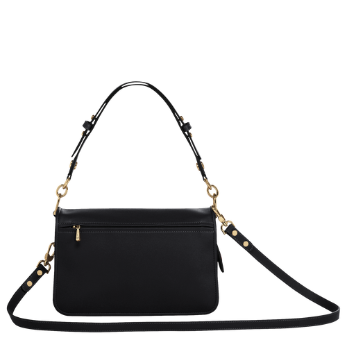 Longchamp Mademoiselle S Leather Women's Crossbody Bags Black | 764-XLGTUW