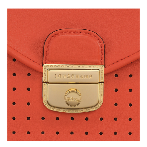 Longchamp Mademoiselle XS Leather Women's Crossbody Bags Orange | 409-YDQGOM