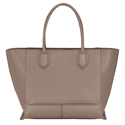 Longchamp Mailbox L Leather Women's Top-handle Bags Beige | 325-XCLIGT