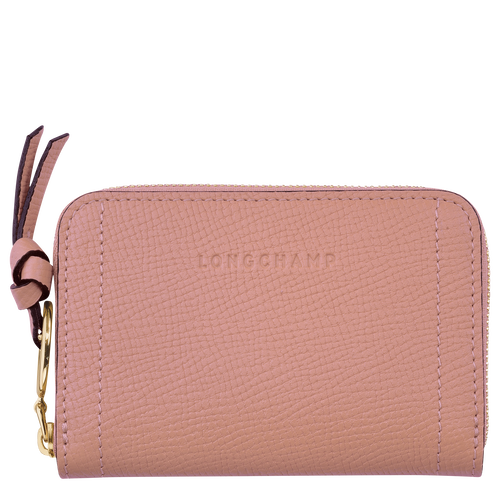 Longchamp Mailbox Leather Women\'s Coin Purses Pink | 247-OPCXDJ