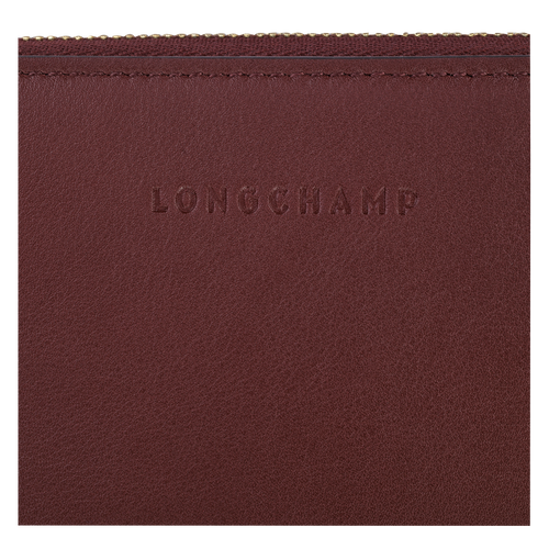 Longchamp Mailbox Leather Women's Wallets Red | 326-LVYPFQ