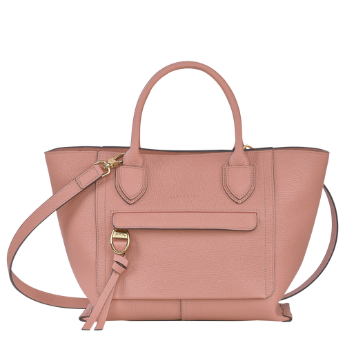 Longchamp Mailbox M Leather Women\'s Top-handle Bags Pink | 058-KVLRWN