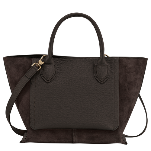 Longchamp Mailbox M Leather Women's Top-handle Bags Brown | 182-JCPGMY