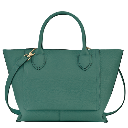 Longchamp Mailbox M Leather Women's Top-handle Bags Green | 596-KFZWYE