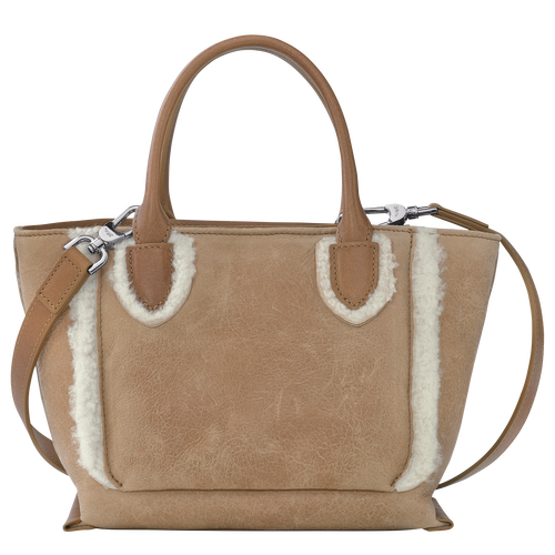 Longchamp Mailbox S Leather Women's Mini Bag Beige | 357-CAXFMW