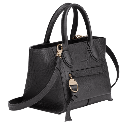 Longchamp Mailbox S Leather Women's Mini Bag Black | 825-KAFGWM