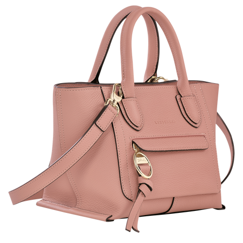 Longchamp Mailbox S Leather Women's Top-handle Bags Pink | 108-VIKGAR