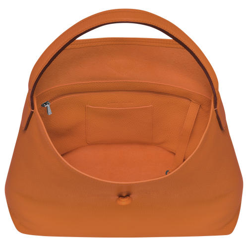 Longchamp Roseau Essential Leather Women's Shoulder Bags Orange | 048-MDKEGL