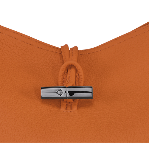 Longchamp Roseau Essential Leather Women's Shoulder Bags Orange | 048-MDKEGL