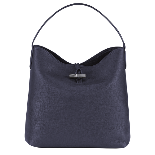 Longchamp Roseau Essential Leather Women\'s Shoulder Bags Blue | 067-NBRFLE