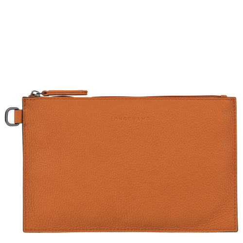 Longchamp Roseau Essential Leather Women\'s Pouches Orange | 325-IYPCAE