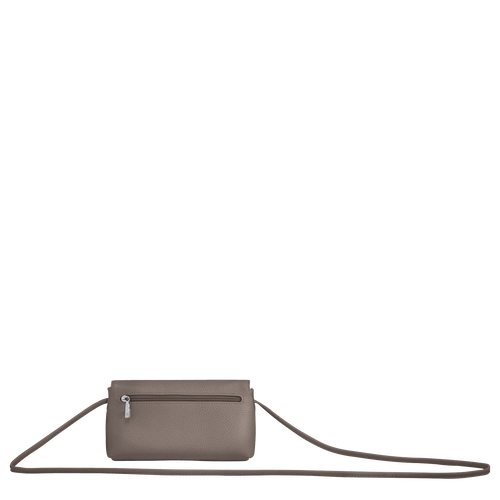 Longchamp Roseau Essential Leather Women's Pouches Grey | 346-HTFKUR