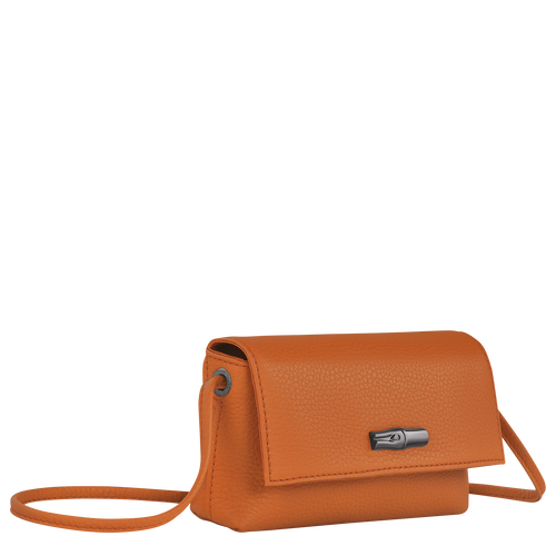 Longchamp Roseau Essential Leather Women's Pouches Orange | 709-KBLJYN