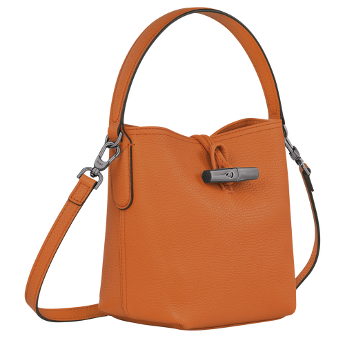 Longchamp Roseau Essential S Leather Women's Crossbody Bags Orange | 416-JGVRYP