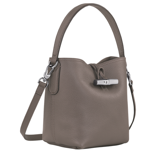 Longchamp Roseau Essential S Leather Women's Crossbody Bags Grey | 648-AKVSOB