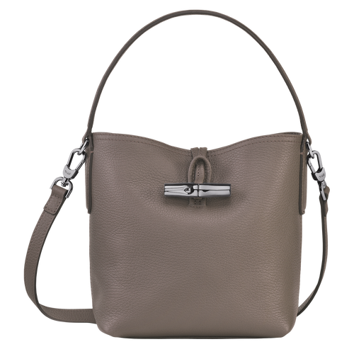 Longchamp Roseau Essential S Leather Women\'s Crossbody Bags Grey | 648-AKVSOB