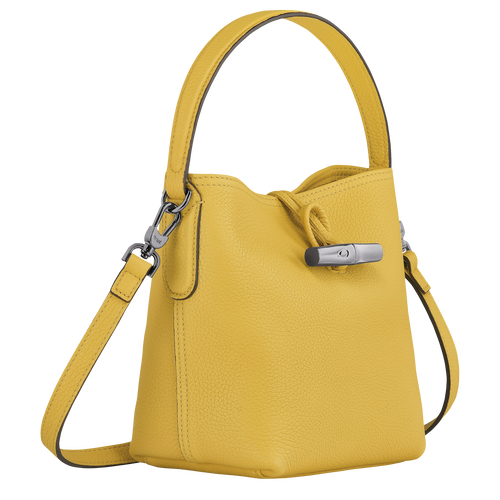 Longchamp Roseau Essential S Leather Women's Crossbody Bags Yellow | 731-OYQWVG