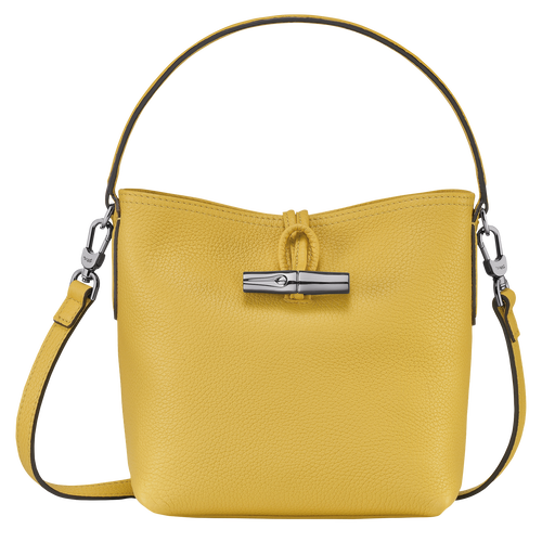 Longchamp Roseau Essential S Leather Women\'s Crossbody Bags Yellow | 731-OYQWVG