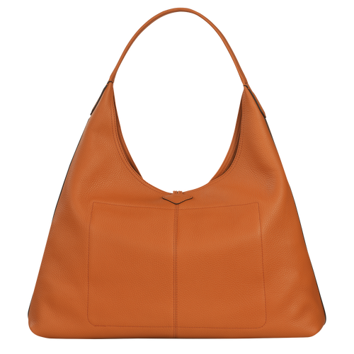 Longchamp Roseau Essential XL Leather Women's Shoulder Bags Orange | 195-RCWQHA