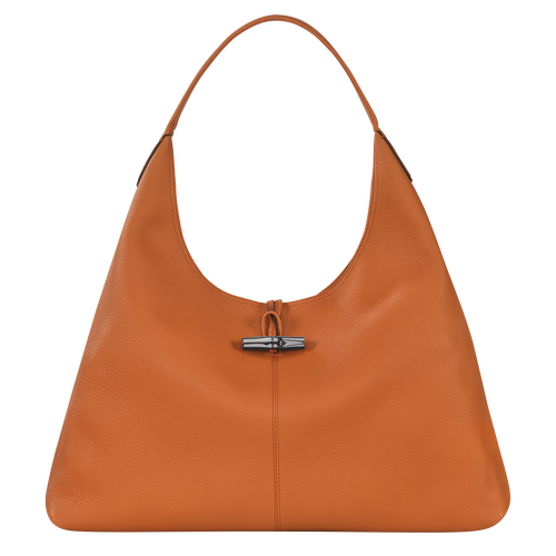 Longchamp Roseau Essential XL Leather Women\'s Shoulder Bags Orange | 195-RCWQHA