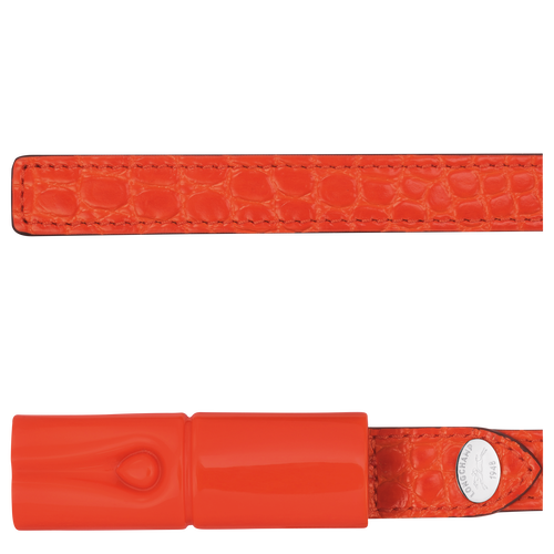 Longchamp Roseau Leather Women's Belts Orange | 892-SBJRYA