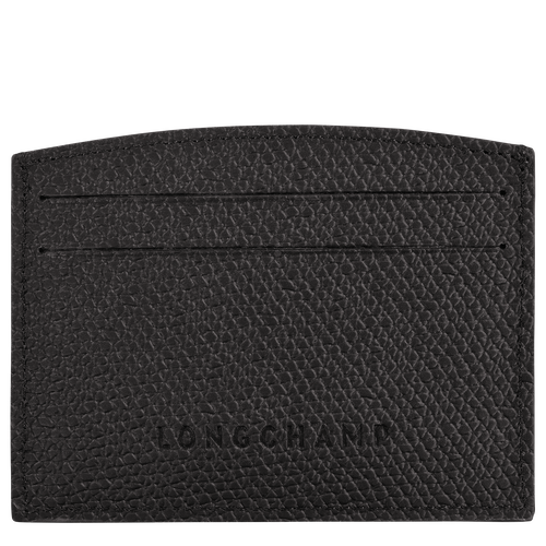 Longchamp Roseau Leather Women's Cardholders Black | 491-APCRZV