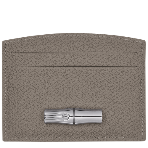 Longchamp Roseau Leather Women\'s Cardholders Grey | 741-AQTZHJ