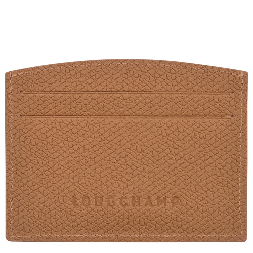 Longchamp Roseau Leather Women's Cardholders Beige | 914-LVMRQB