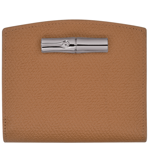 Longchamp Roseau Leather Women\'s Wallets Beige | 482-GVNZRB