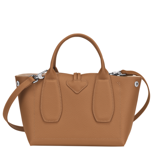 Longchamp Roseau S Leather Women's Top-handle Bags Beige | 369-EILVHU