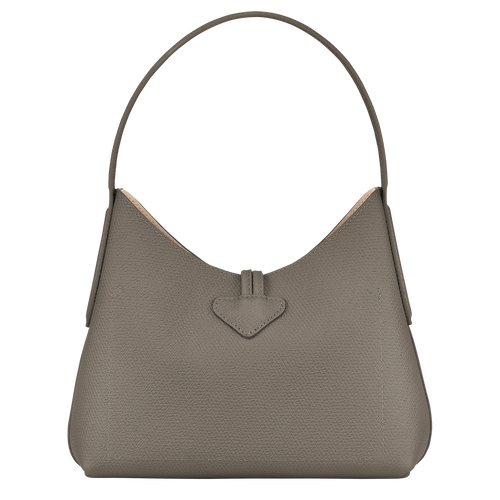 Longchamp Roseau XS Leather Women's Shoulder Bags Grey | 194-LEMSVX