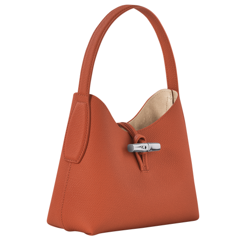 Longchamp Roseau XS Leather Women's Shoulder Bags Orange | 358-YOJUMX