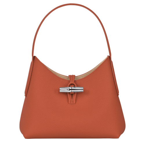 Longchamp Roseau XS Leather Women\'s Shoulder Bags Orange | 358-YOJUMX