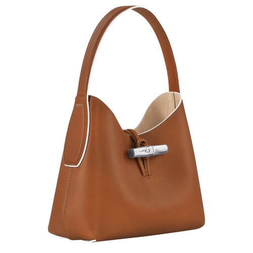 Longchamp Roseau XS Leather Women's Shoulder Bags Brown | 953-ICDKRL