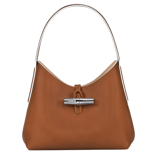 Longchamp Roseau XS Leather Women\'s Shoulder Bags Brown | 953-ICDKRL