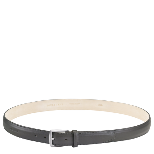 Longchamp Végétal Leather Men\'s Belts Grey | 213-FXJUAV