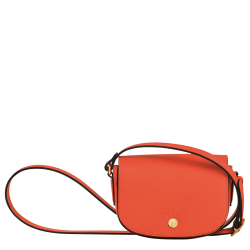 Longchamp épure Leather Women\'s Crossbody Bags Orange | 126-SMTEQJ