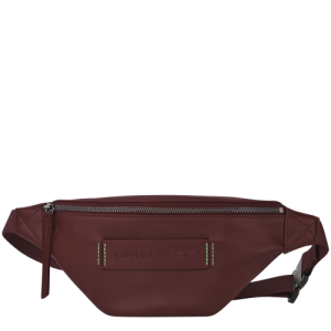 Longchamp 3D Leather Women's Belt Bags Red | 572-INZSJW