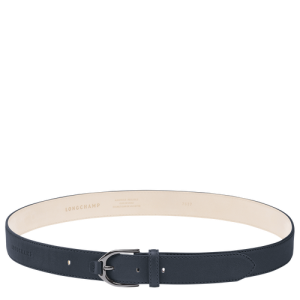 Longchamp 3D Leather Women's Belts Blue | 360-INEPVH