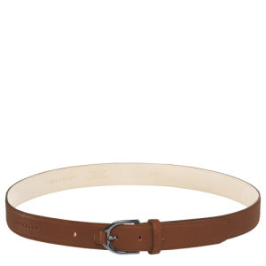 Longchamp 3D Leather Women's Belts Brown | 729-AKPLTS