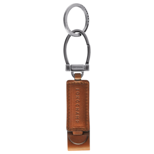 Longchamp 3D Leather Women's Key Rings Brown | 130-INKHYO